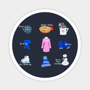 The Best Parts of Winter Magnet